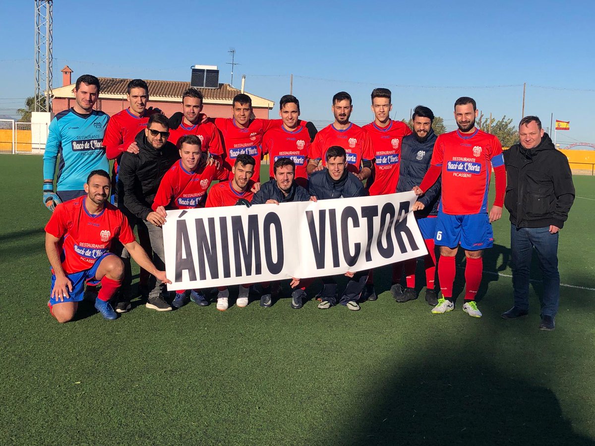 Ánimo Víctor, te deseamos una pronta recuperación