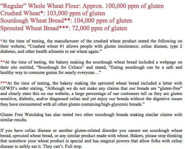 Bakers, please stop thinking that somehow your wheat product is special and has magical powers that allow folks with celiac disease to safely eat it. They can’t. Full stop. glutenfreewatchdog.org/news/bakers-pl…