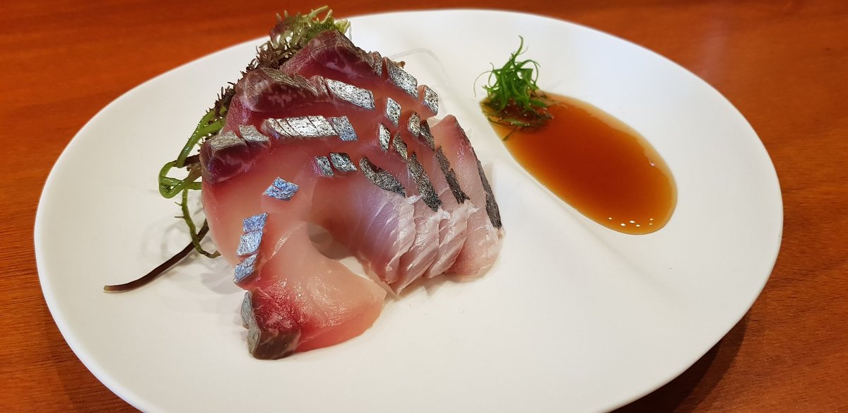 MarioKabuki's tweet photo. Jurel Real con sarmientos. En #kabuki Presidente Carmona. @ricardo_kabuki @kabuki_sushi https://t.co/EtcO45lwI0