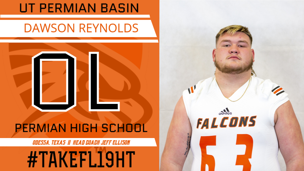 utpbfalcons's tweet photo. A trio of Permian Panthers are becoming @UTPBFootball members!  #FalconsUp https://t.co/TBskS55BO9