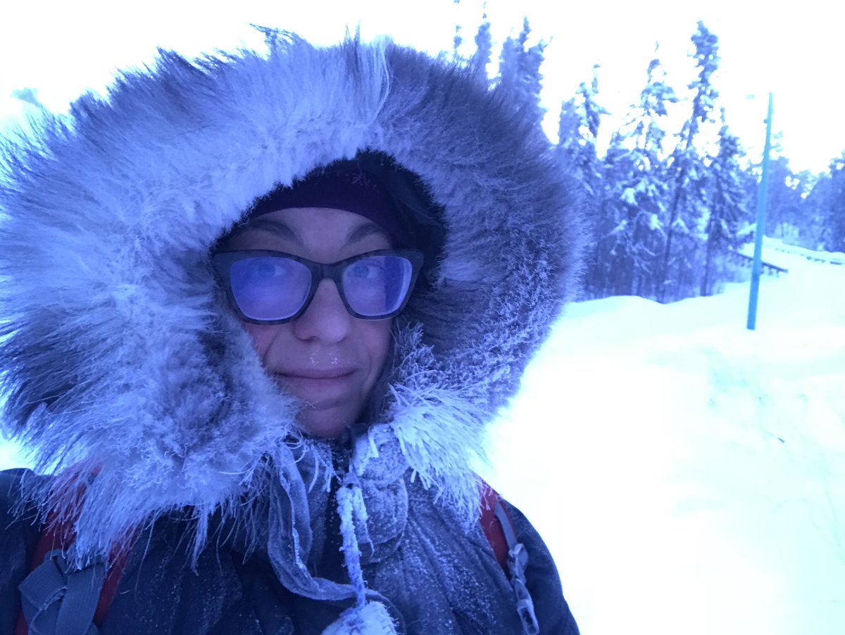 naziwanorth's tweet photo. Whoops late posting this. My Monday #frostyfaces #winterwalkface selfie. @nwtrpa @OurYellowknife @EcologyNorth https://t.co/QzrIkB9brw