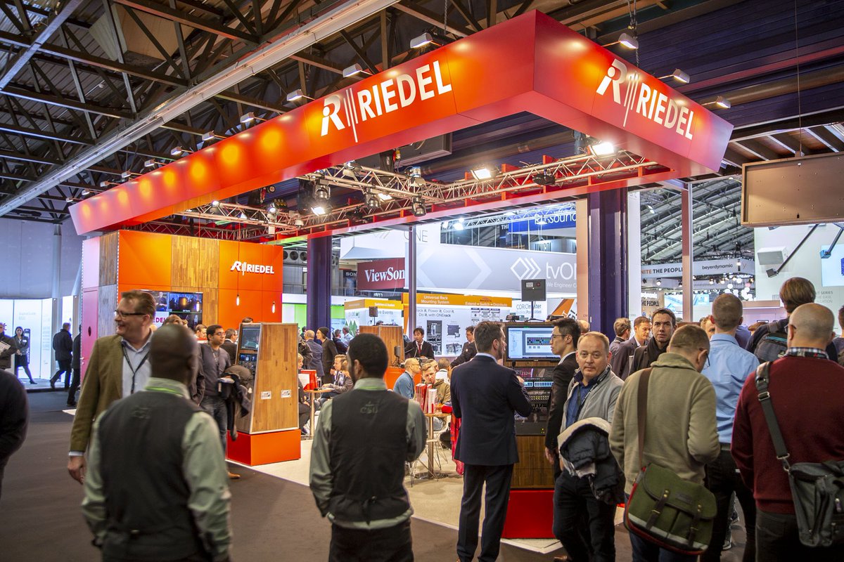 RIEDELnet's tweet photo. Having had a successful day 1 at ISE 2019, we’re up for even more intruiging discussions and opportunities. Come & meet our team at booth 6-K140 for hands-on demonstrations of our comms and video systems, and the show’s best coffee.
#Artist #theonlyintercom #Bolero #RIEDEL https://t.co/7tIlWEQh5N