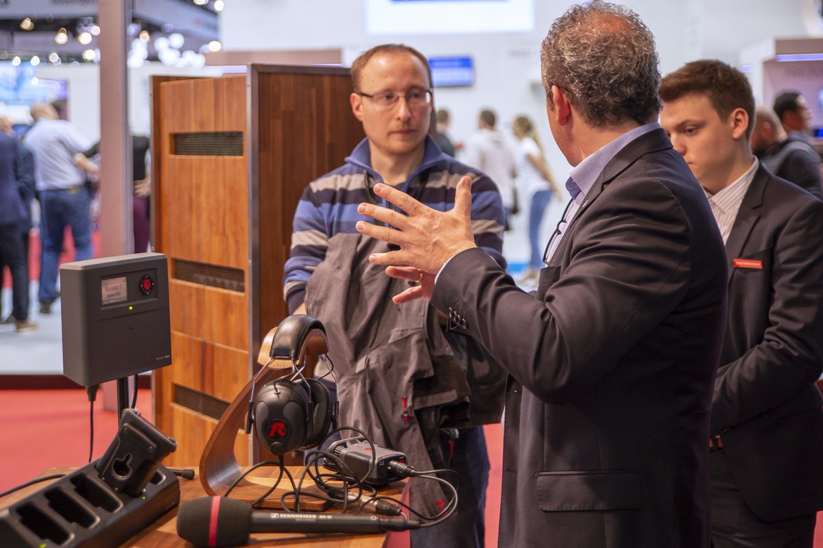 RIEDELnet's tweet photo. Having had a successful day 1 at ISE 2019, we’re up for even more intruiging discussions and opportunities. Come & meet our team at booth 6-K140 for hands-on demonstrations of our comms and video systems, and the show’s best coffee.
#Artist #theonlyintercom #Bolero #RIEDEL https://t.co/7tIlWEQh5N