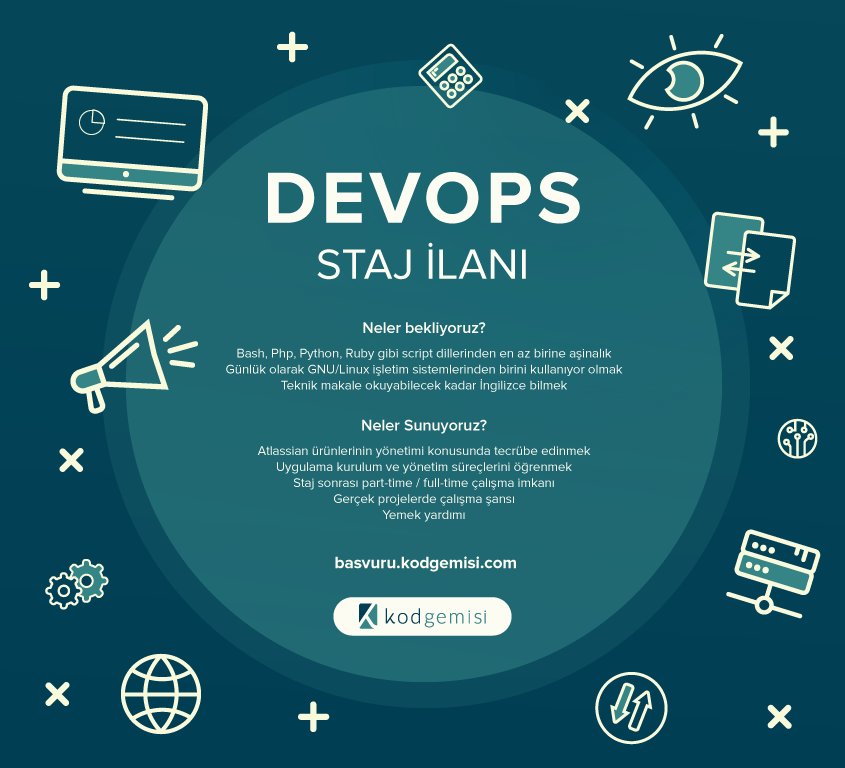 kodgemisi's tweet image. Sonarqube, Continuous Integration, Docker, Bamboo, Git ve Kubernetes gibi araçları kullanabileceğin bir staj deneyimi için ilanımıza basvuru.kodgemisi.com bağlantısından başvurabilirsin.
#devops #devopsengineering #git #bamboo #kubernetes #sonarqube #software #internship