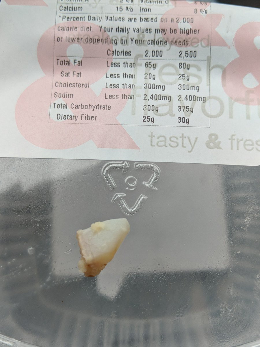 EdStrenuous's tweet photo. Found an appetizing piece of connective tissue in my chicken and egg biscuit from @kumandgo this morning. At least I know it's real-ish chicken? https://t.co/i6tFdCuYO2