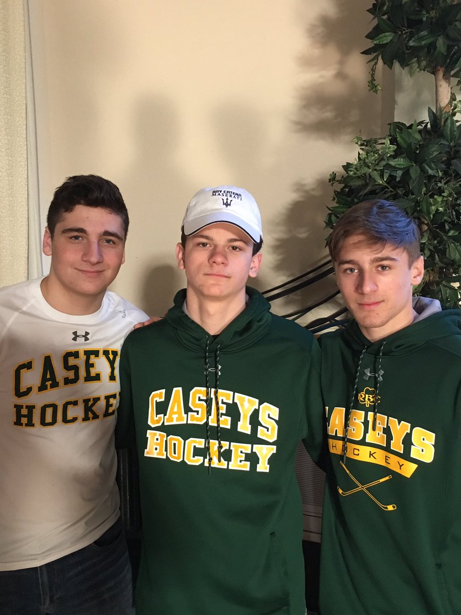 Warming up for tonight’s Shore Conference showdown Vs Squan.. our Sophs, #10 Justin Lidondici, #9 Chris Lordi, #1 Jack Bilancione, at their Caseys Soph. retreat this morning! <a href="/CaseysSports/">CaseysSports</a> <a href="/RBCCaseyPride/">RBC Caseys</a> <a href="/ShoreConfHockey/">Shore Conf Hockey</a>