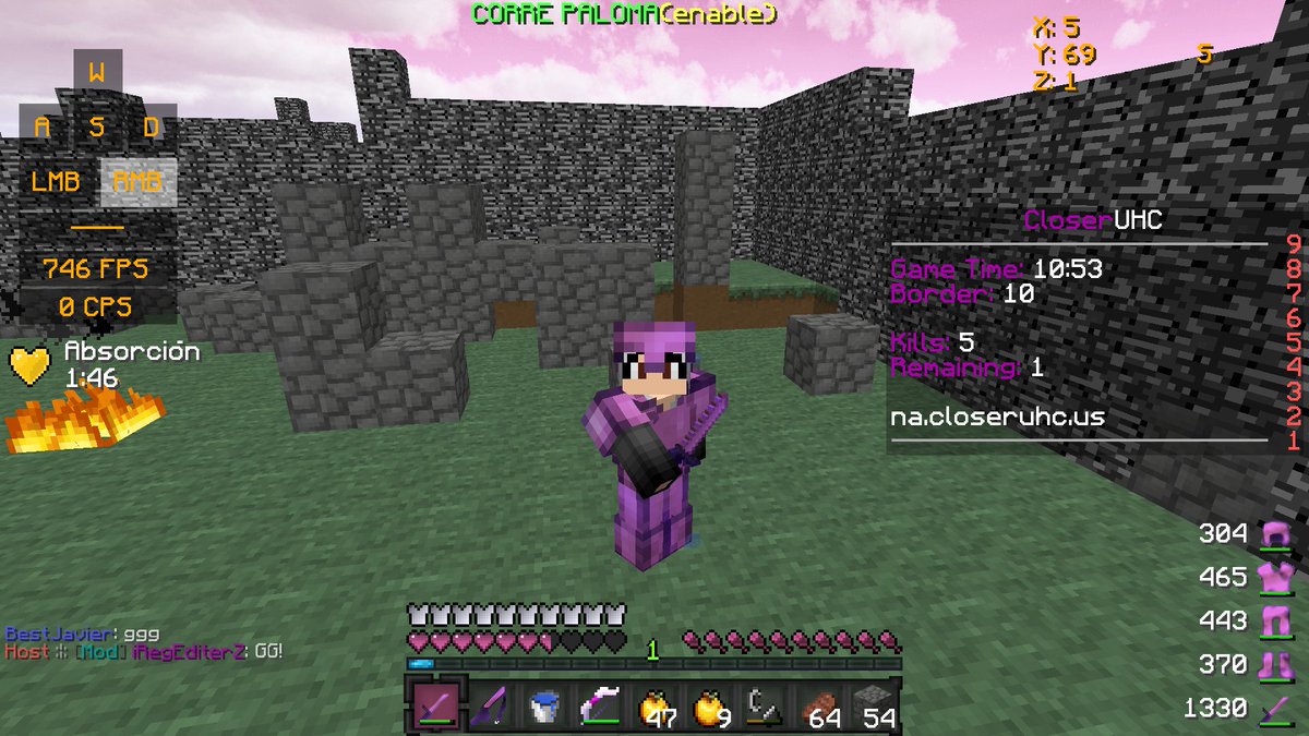 MasterPeruano's tweet image. GG EZ WIN EN @CloserUHC  DEDICADA A @DevKings__  @SamuraiMel  @EzT_Robert  y @Shiilango  GG CHAVONOS 2 WINS