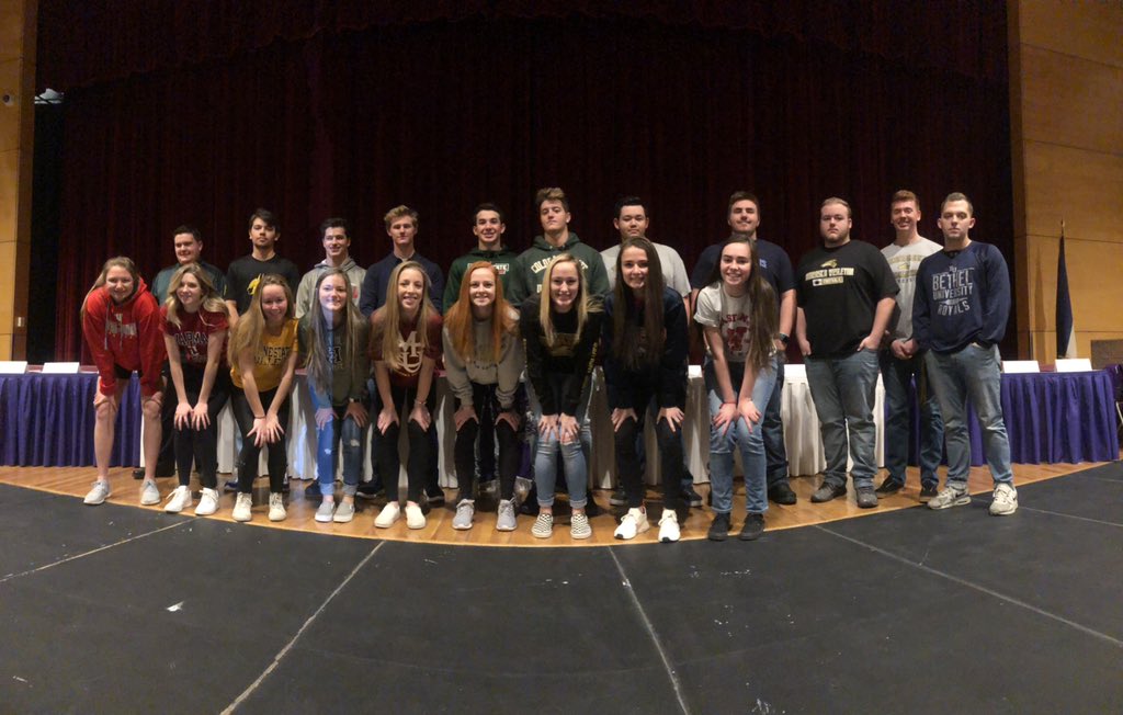 JeffcoAthletics's tweet photo. Congrats to Arvada West’s 20 student-athletes who a signing today to play at the next level.  #NationalSigningDay #jeffcopreps #copreps 
@CHSAA @9Preps @postpreps @AwestFootball @AW_WildcatsSB @AWestNow1 @AwestFootball @awest_squad https://t.co/VGOYul6MU4