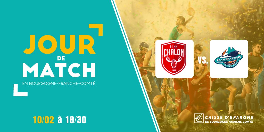 CaissEpargneBFC's tweet photo. 🏀 On soutien @ELANCHALON pour le match de ce soir : 
@ELANCHALON 🆚 @EBPLO 
⏲️18h30 
🏟️Colisée #ChalonSurSaone #RougeEtBlanc #JeepElite #Espritbasket #PartenariatCEBFC #TeamCEBFC https://t.co/ttFWlnDaPC
