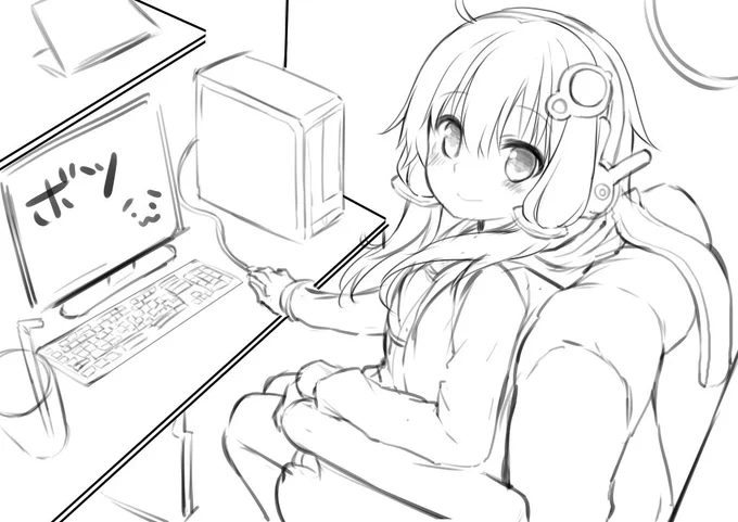 進捗?構図的にパッとしなかったのでこれは没にします(';ω;`)
(エロさもないし、地味だったんで) 