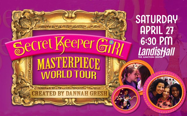 junctioncenter's tweet photo. Both a Mother/Daughter and Father/Son event are coming to #thejunctioncenter in April. Get ready for @SecretKeeperGrl &amp; Born To Be Brave Tour! Tickets are available at https://t.co/i7ZW8h2IwC. https://t.co/NEnZm8ITGO