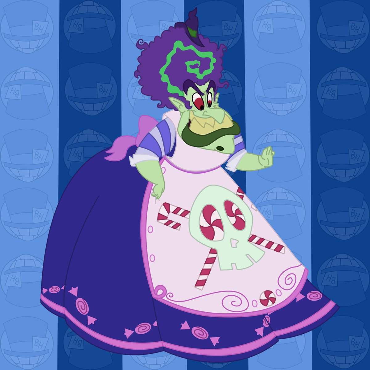 BlitheHatter's tweet photo. The insatiable Candy Witch. Just pray you don't run into her.
#characterdesigner #characterdesign #Illustrator #illustration #fairytale #Grimm #hanselandgretel #candywtich #witch #oc #ocs #originalcharacters #originalcharacter https://t.co/OhJLDHLuG4