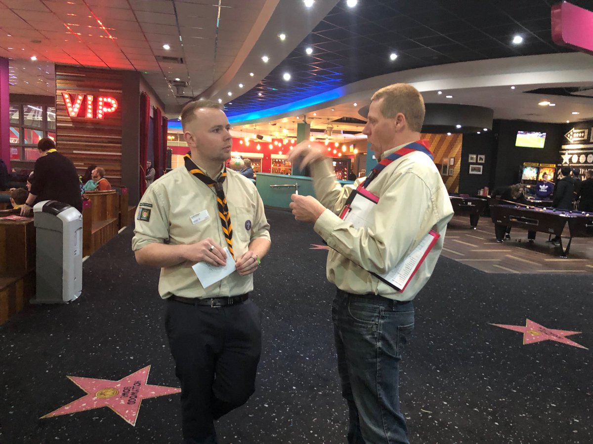 Who said the bowling alley isn’t the best place to plan camp? @callummcintyre2