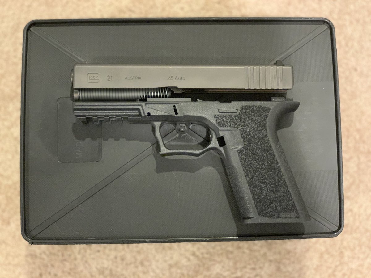 GreenwellArmory's tweet photo. PF45 complete kit. We have one left any takers? No mags included. PM for pricing info. Please share. #builtnotbought #pistol #guns #polymer80 #45acp #45auto #2a #nra https://t.co/m1gRy9522u