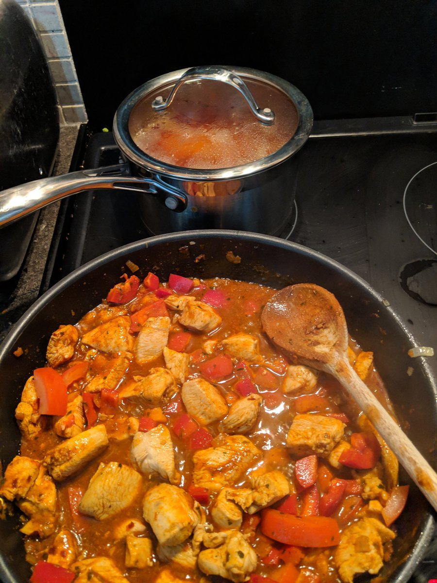 RealMatK's tweet photo. I made an extra hot curry to get me through Elemental Workshop 2 and Fremmy Trials tonight. https://t.co/3eQc9MylqY