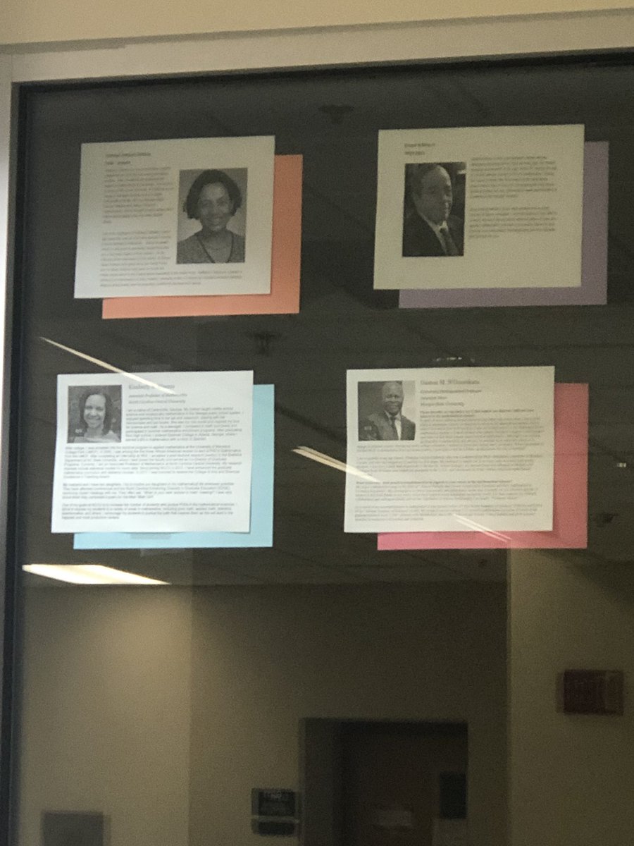 MrsBodine_WCHS's tweet photo. Famous Black Mathematicians! Getting a mathematician a day from https://t.co/W9wvaLKYGh #wcwarriorfamily #mathcenter #BlackHistoryMonth2019 #wcmath https://t.co/UwOObzcZnX