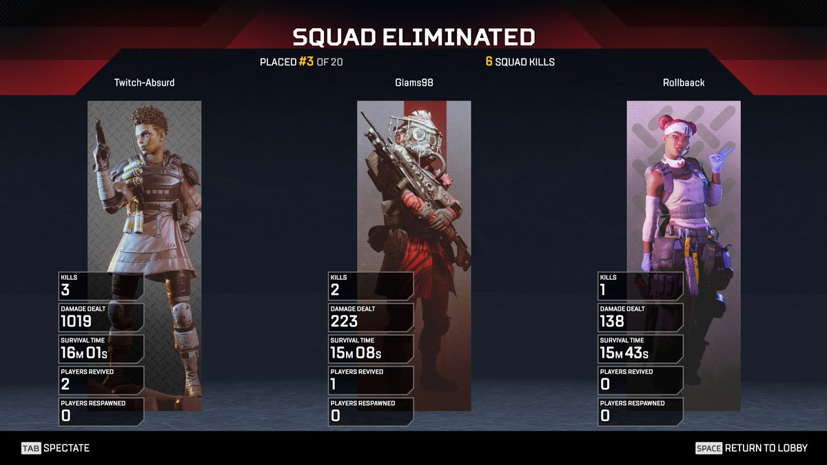SethShock's tweet image. need new eu apex legends teammates, these bots just don't cut it @rollbaack @GlamsLAD