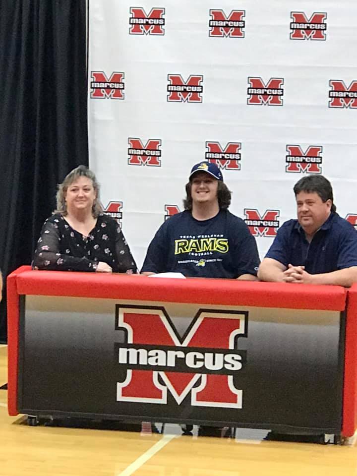 dembonner's tweet photo. Michael is SIGNED!!!!  Can't wait to watch him play more football at @TxWesFootball under the direction of @CoachLinley60!!!! https://t.co/4peAaNkqAi