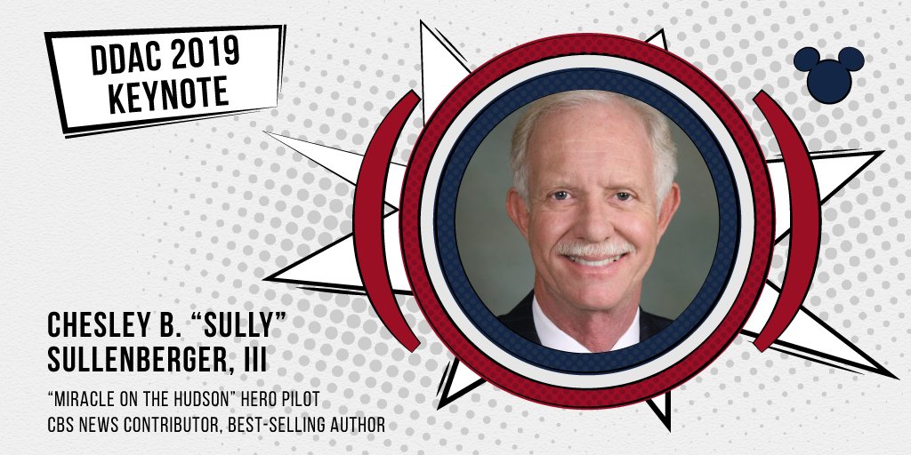 A true American hero, Captain Sullenberger is best known for serving as Captain during the Miracle on the Hudson. Sully's story reveals the lessons he learned through his life, military service, and as an airline pilot. Join us on Day 1 for the opening keynote at #DDAC2019!