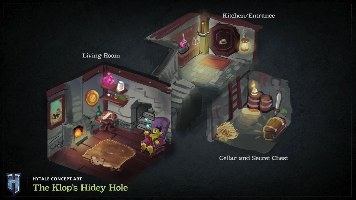 ItsServerTale's tweet image. This looks really cozy. Tag 2 of your friends you would share this place with! #Hytale