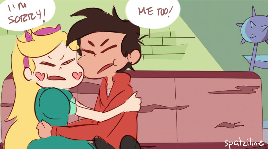 Can't stay mad at each other for long lol #SVTFOE #starvstheforcesofevil 