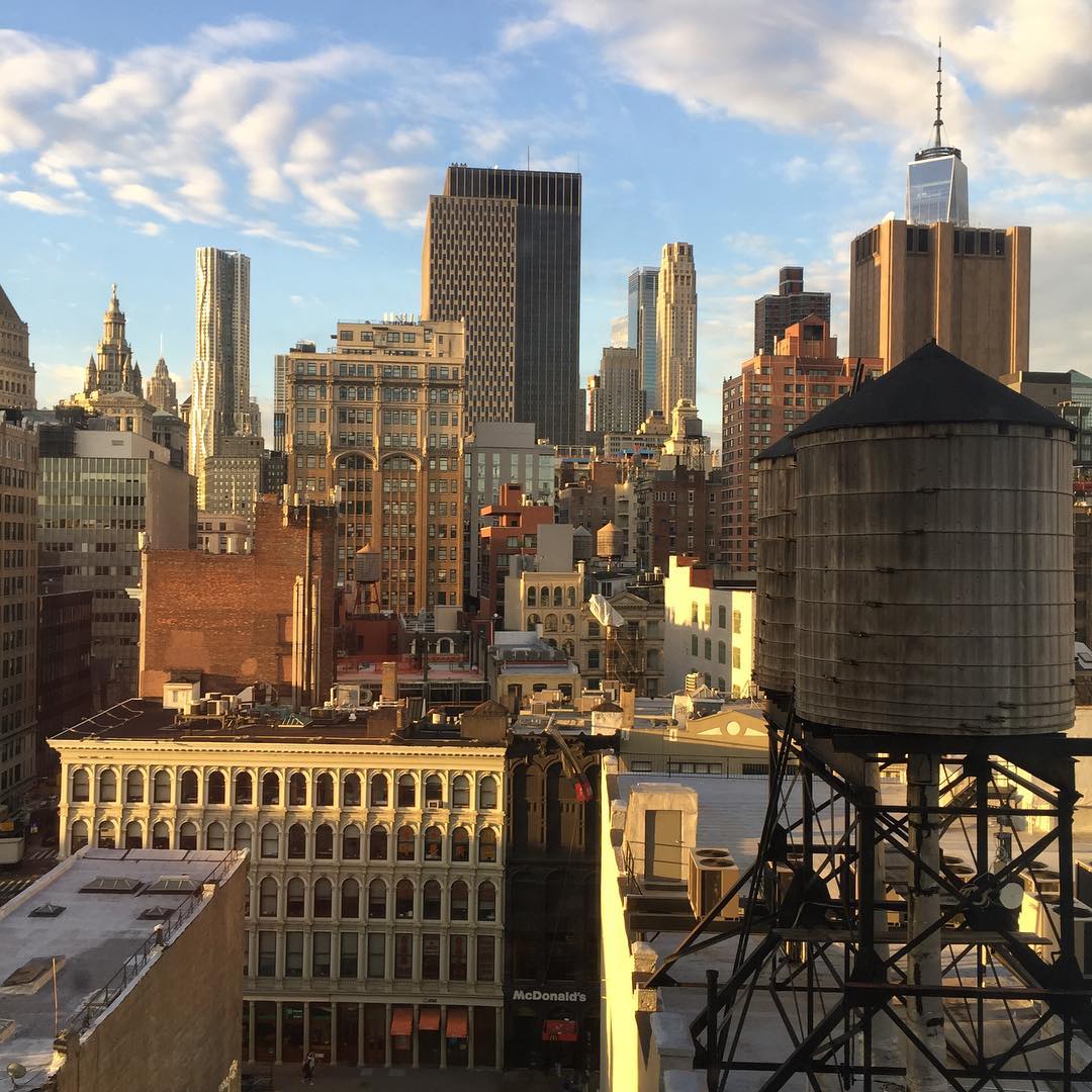 Calm before the catwalk #NYFW 📷: joeyshimoda on Instagram