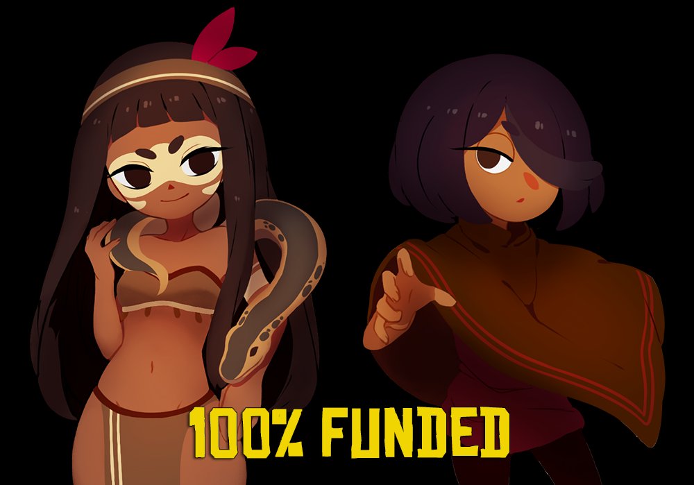 playtunche's tweet photo. We're 100% funded!!! Thank you everyone for your support! Stretch goals REVEALED https://t.co/mCGizsW2Ad https://t.co/tv5PfpAkj4