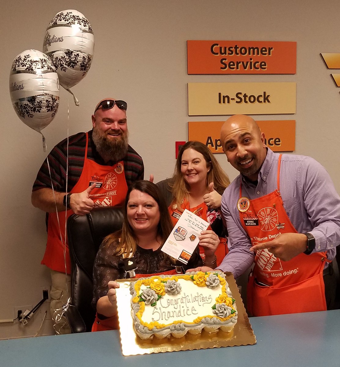 Maggie MacDonell (@maggiemacdonell) on Twitter photo Our newest 💎DIAMOND💎 winner and very first Department Supervisor. Congratulations Shandice!!! <a href="/derekfleming/">Derek Fleming</a> <a href="/SarahFarrellTHD/">Sarah Farrell</a> @CRandallTHD Our newest 💎DIAMOND💎 winner and very first Department Supervisor. Congratulations Shandice!!! <a href="/derekfleming/">Derek Fleming</a> <a href="/SarahFarrellTHD/">Sarah Farrell</a> @CRandallTHD