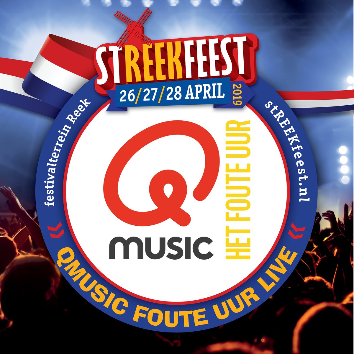 streekfeest's tweet photo. Twee nieuwe toevoegingen: @bartenalex en @qmusic Foute Uur Live. Check programma Koningsnacht en Foute Koningsfeest hier: https://t.co/Zbr0fwe67W https://t.co/UmpDtW8IOu