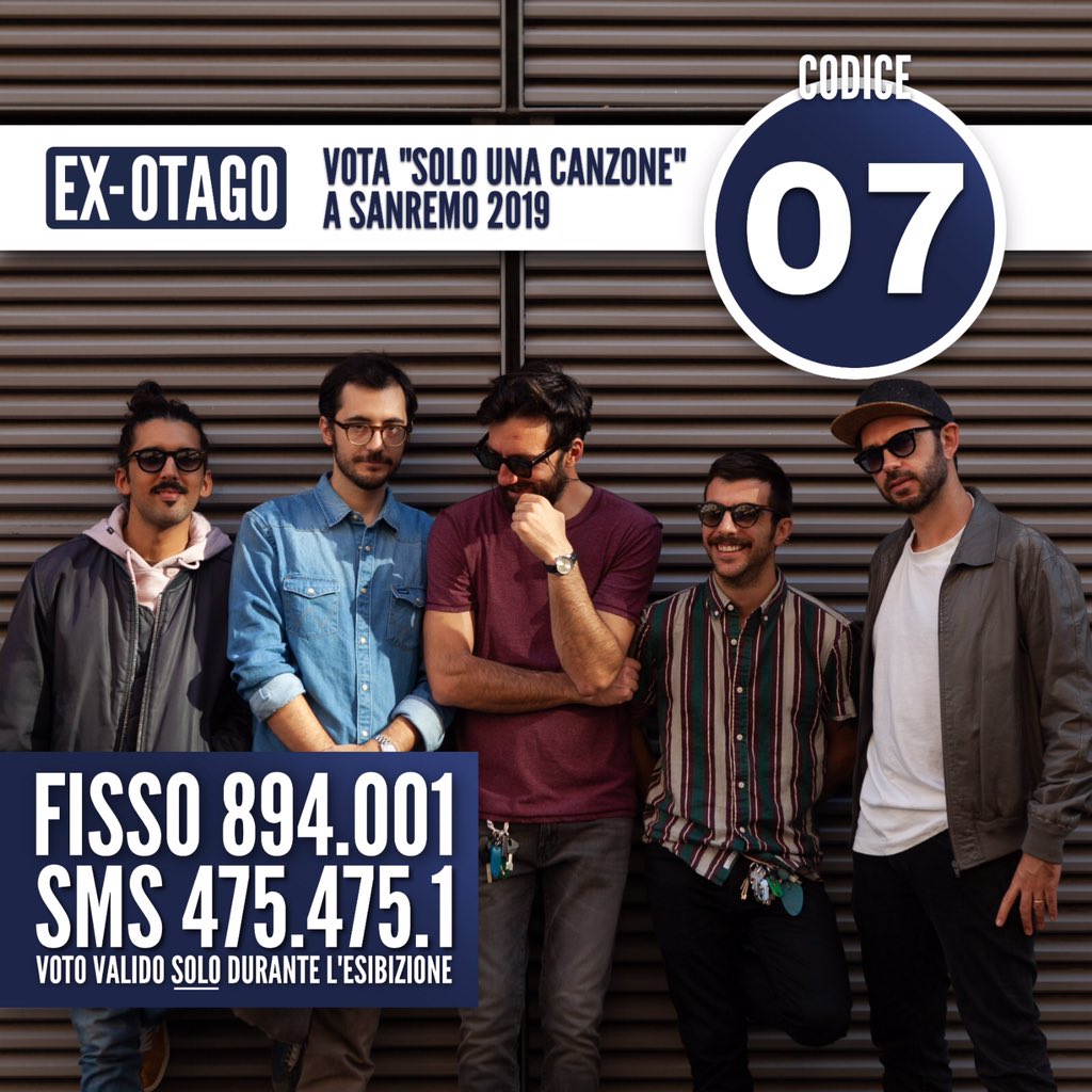 Vota <a href="/exotago/">Ex-Otago</a> vez! Da ora a notte. Dai dai dai!