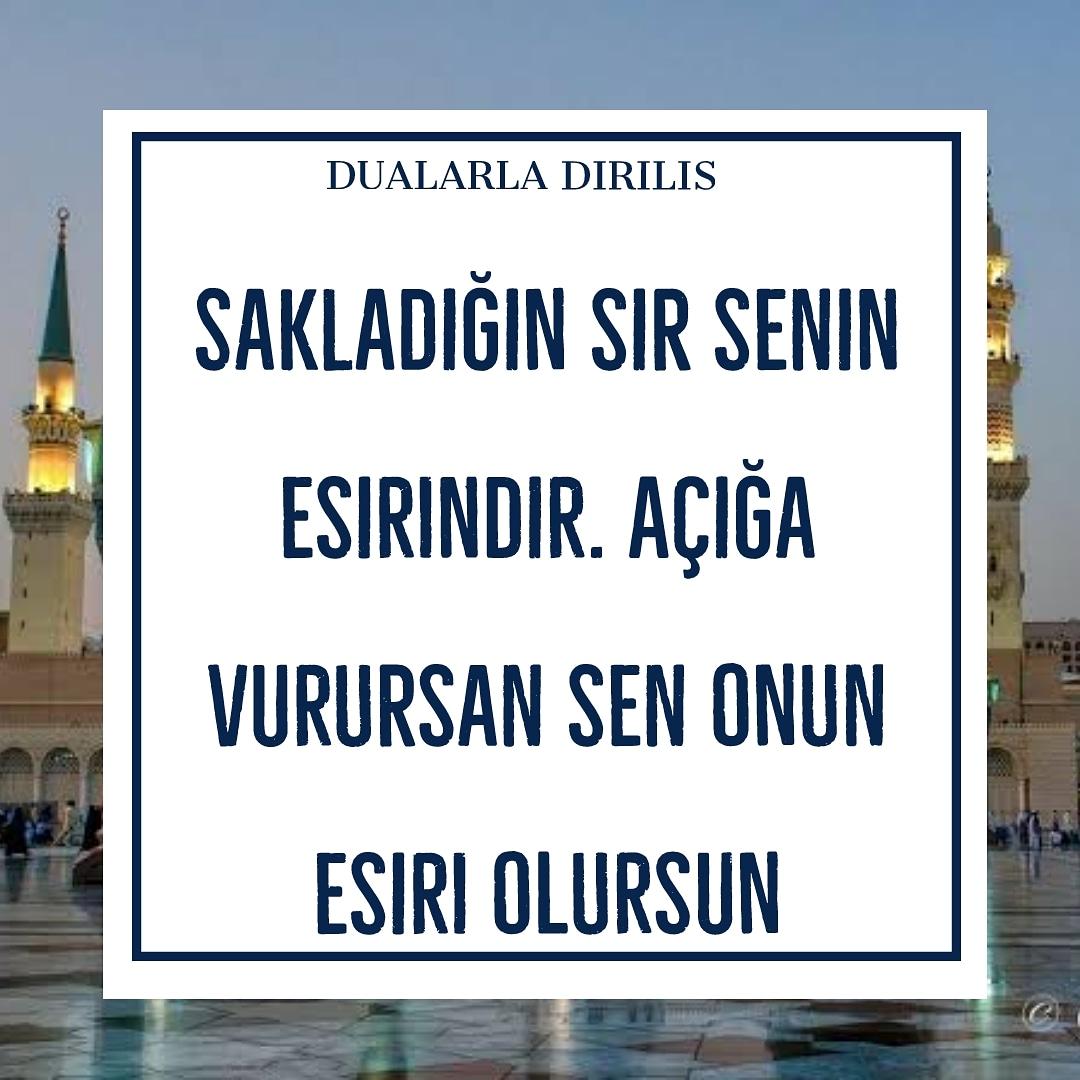 dualarladirilis's tweet photo. Sakladığın sır senin esirindir. Açığa vurursan sen onun esiri olursun.(hz.ali) #dualar #dirilis #carsamba #özlüsözler #tesettür #hzali #islam #nesheed #dhikr #today #news #tb #tbt #haber #TRT1 #Quran #Trump https://t.co/6L8OECg7hR