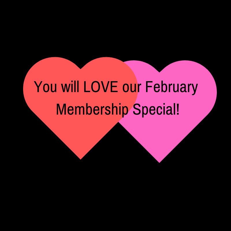 It's February special time at PTF!   Come on in and check it out!