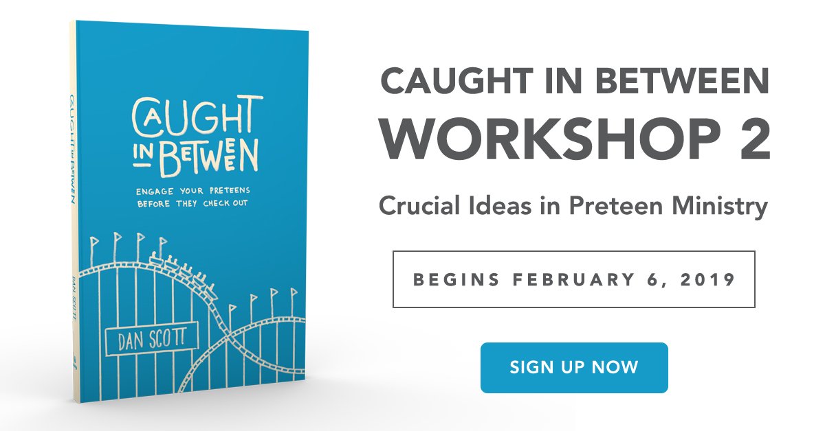 OrangeLeaders's tweet photo. TODAY’S THE DAY: Join our ALL-NEW PRETEEN MINISTRY WORKSHOP, hosted by @danscott77, author of #CaughtInBetweenBook. Wednesdays, February 6-27, 1-2 pm ET. Live video and real-time Q&amp;A. Register NOW at https://t.co/nKNlMzETqi #thinkorange https://t.co/Ay2BmaZ82y