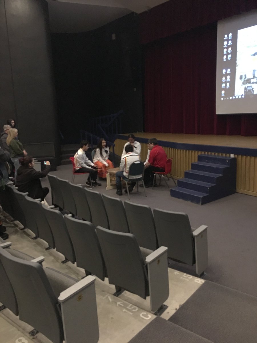 RobCFisher's tweet photo. Starting our day today with an honour song #nikamo #ttapd #rdpcpride https://t.co/g5xssi3WqJ