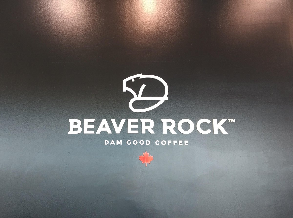 SpeedproBarrie's tweet photo. Love the look of cut coloured acrylic to promote your brand - like we did for @BeaverRockCoffe for their Bryne Drive retail location where you can pick up their locally roasted fabulous coffee! #cutacrylicsignage #barriesigns #DamGoodCoffee #SpeedproBarrie #Ichooselocal https://t.co/hMCA8TK0gB