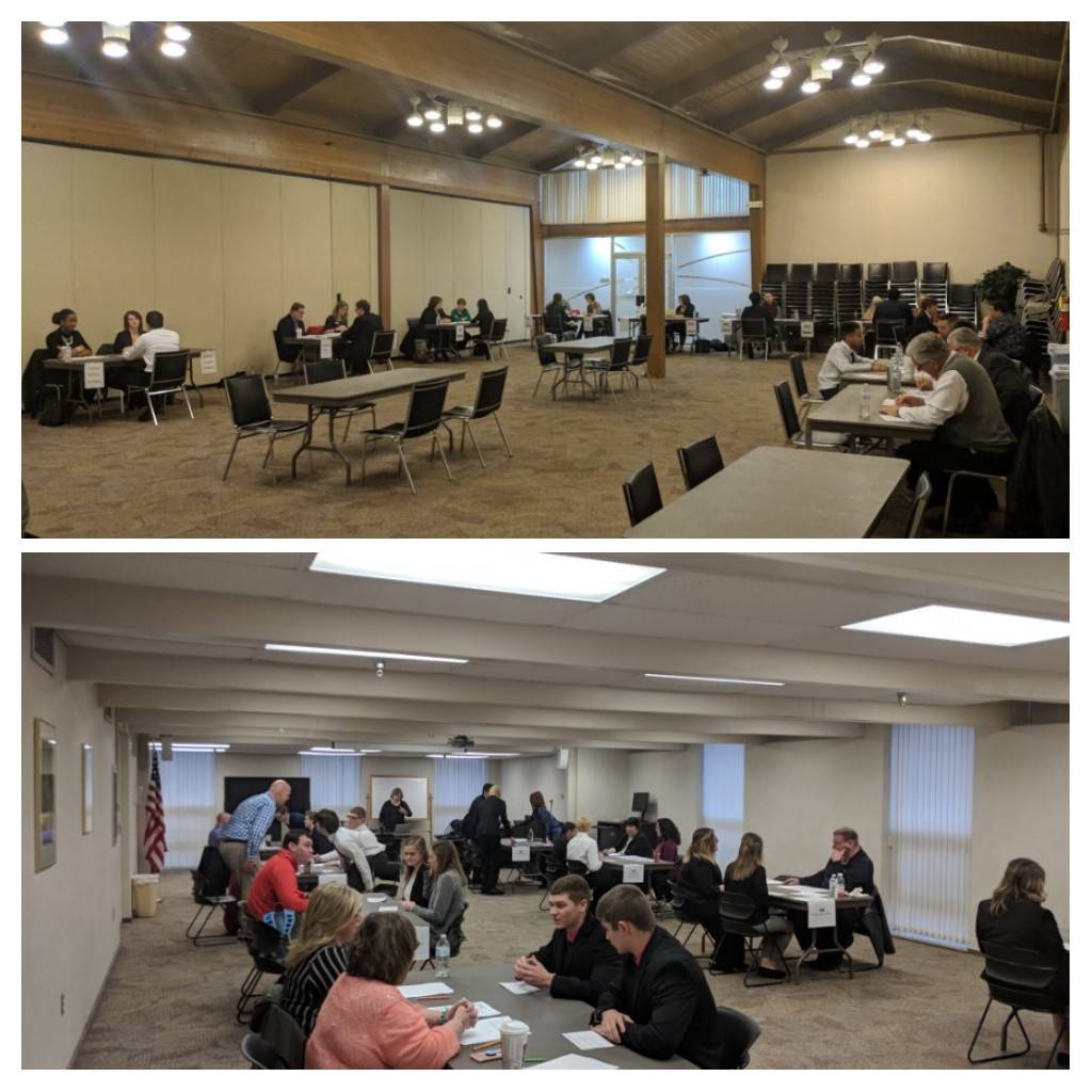 MillstreamCC's tweet photo. @MillstreamCC DECA students getting after it at @ufindlay for districts. @MillstreamDECA #theSTREAM https://t.co/lqWknbIQp7
