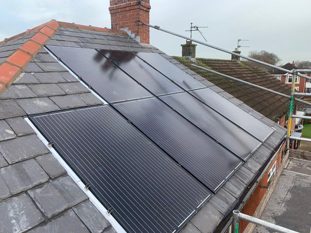 SESrenewables's tweet photo. Another completed in-roof solar PV array in Preston today.
There's still time to take advantage of the Feed-in tariff - book your installation, domestic or commercial before the 31st March to be eligible. #solarpv #solar #lancashire #preston #green #lowcarbon #feedintariff #FIT https://t.co/mDOISvOIph