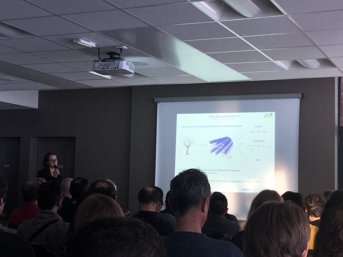 LCPO_PolyGreen's tweet photo. And now the floor of the @LCPO_Bordeaux internal seminar (in live from the mountain ⛰ !) belongs to @vt_pauline who’s telling us ab. Valorisation of hemicelluloses :)
#LCPO_PolyGreen #RealTimeChem https://t.co/hzT6tzUI82