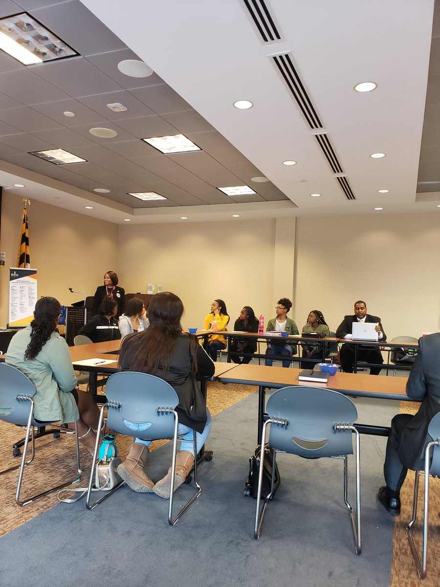 MrsBranch_DCPS's tweet photo. DCPS students hearing from Bowie State University today! #CollegeAndCareerREADY #HBCU #GettingInformed! @Counselors_2013 @DmitchEdD https://t.co/OjwXz4dOg2