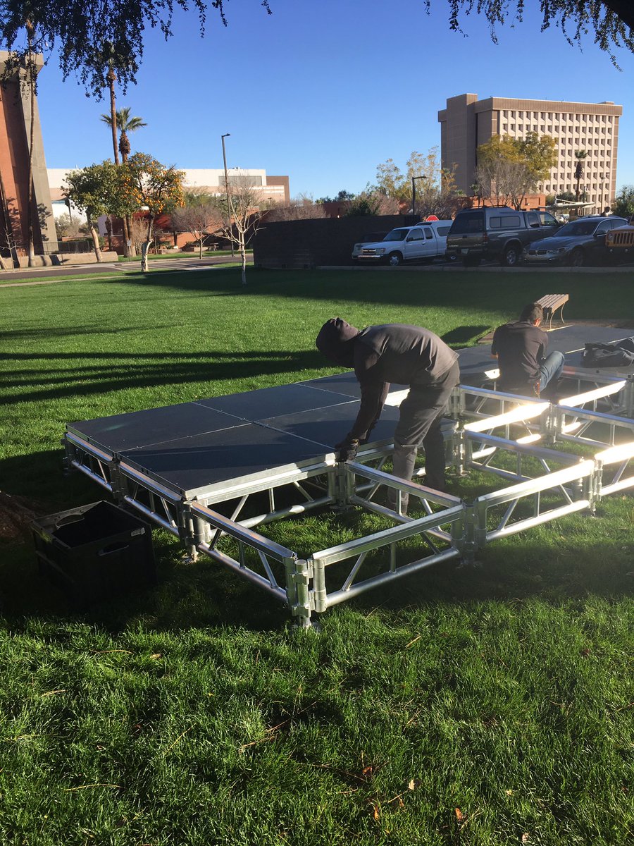 warren_alec's tweet image. Today is the day! Looking forward to seeing everyone later at #LockedinSolidarity ! It’s a little windy but bright and sunny nonetheless. Come and learn about #AZFaithcjr efforts with @nmphx @SurgeNetwork and #AACCC
