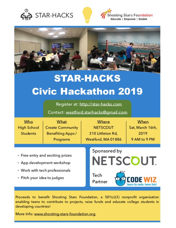 LHSEngineering2's tweet image. Looks like a fun! #hacking #hackathon #codewiz #netscount #star-hacks