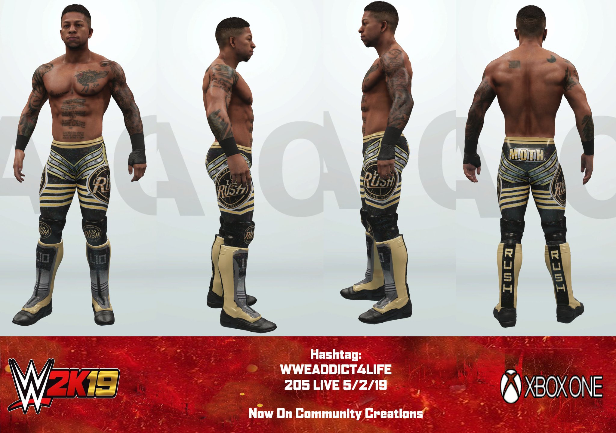wwe lio rush action figure