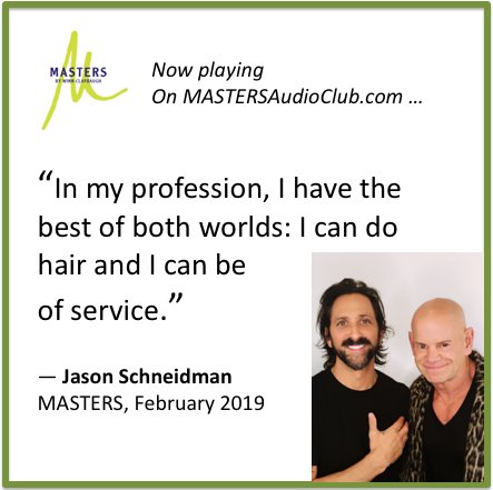 A self-proclaimed recovering addict/hairdresser, Jason Schneidman (<a href="/themensgroomer/">Jason Schneidman</a>) uses his fame to shine a light on the drug-addicted homeless. Now playing on mastersaudioclub.com