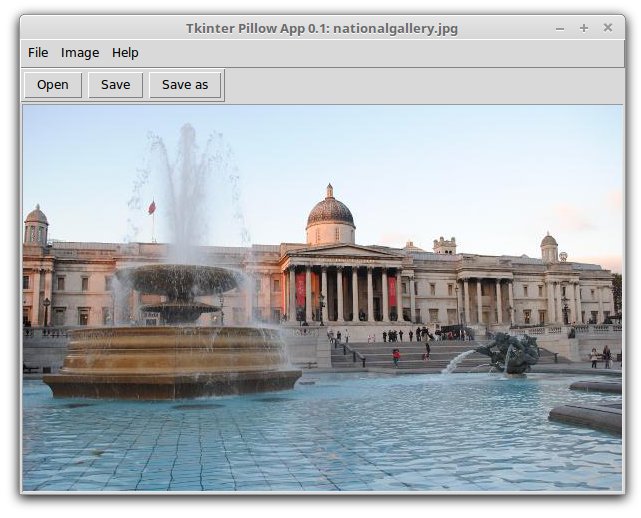 CodePythonBlog's tweet image. Tkinter Pillow Application V0.1
First phase of a Tkinter and @PythonPillow based image editing application.
#python
#pythonpogramming
#tkinter