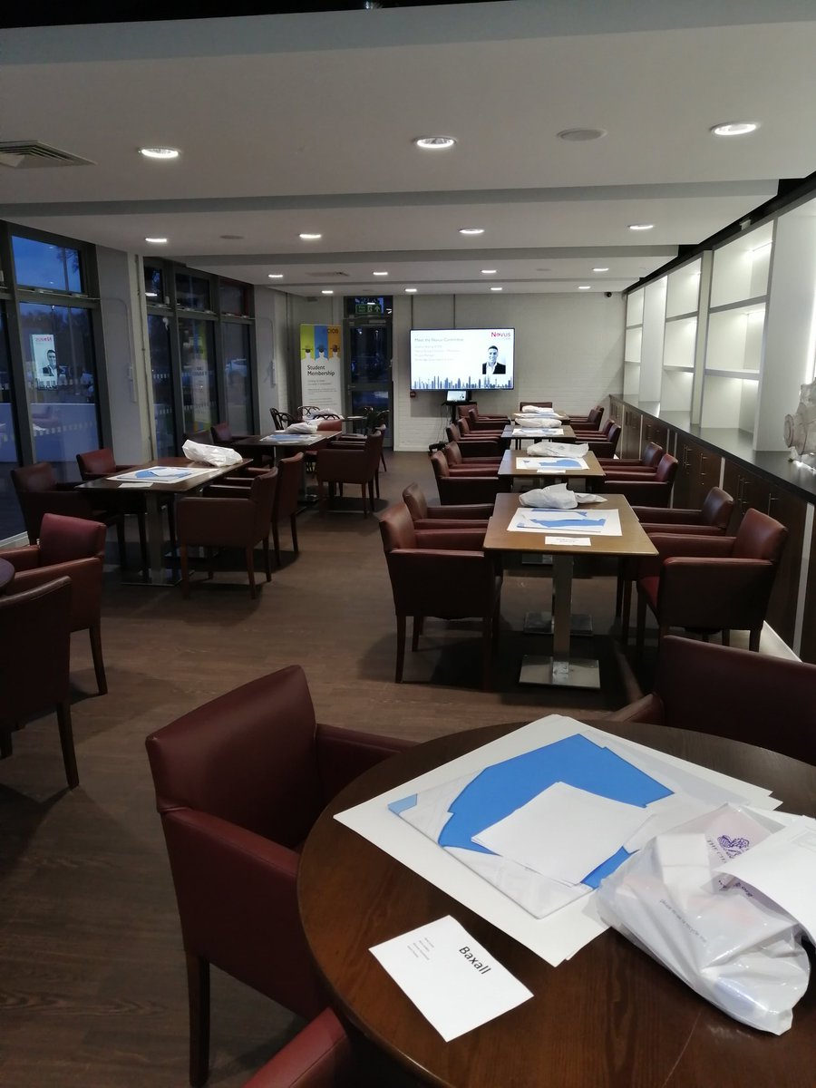 Oaks ready for its next event 😊..CIOB Students challenge evening.