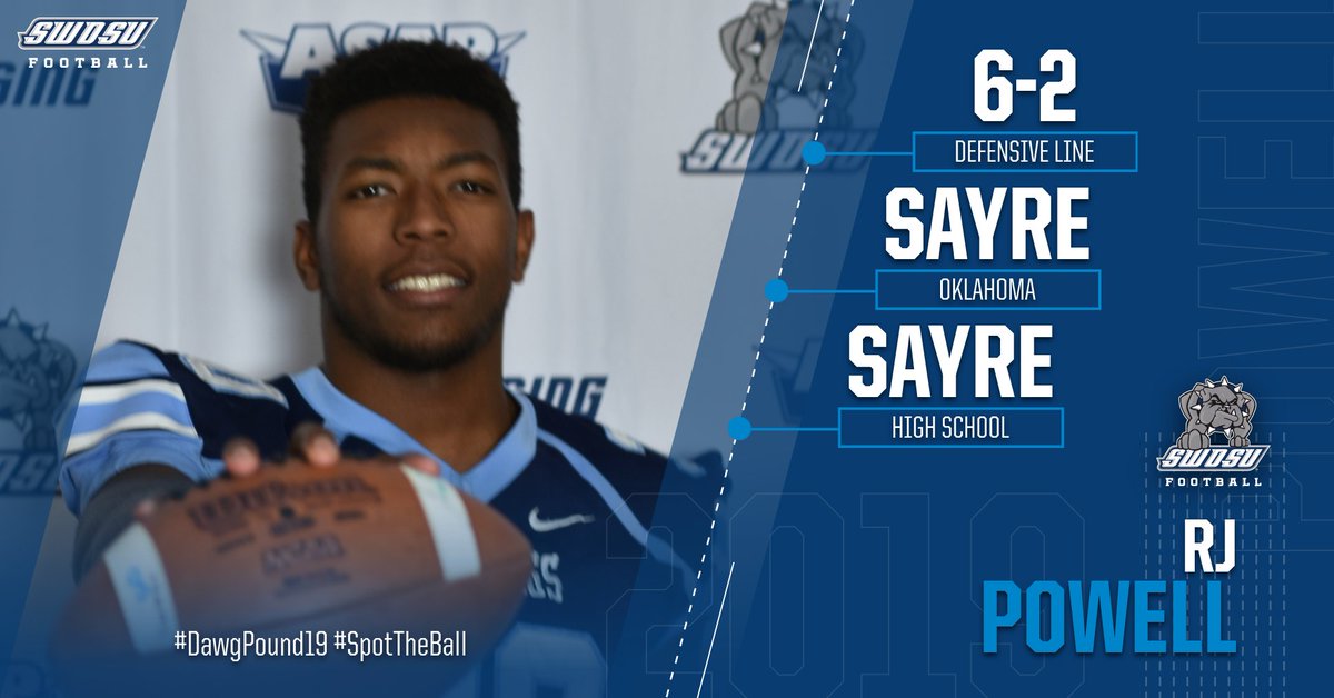 Welcome <a href="/randy_rjtho/">Randy Powell</a> to the family! #OKDawg! 
"RJ has a great motor and high football IQ! He is going to be a huge asset for us on the defensive side of the ball" - <a href="/CoachPob/">Chet Pobolish</a> 

#NSD19 #DawgPound19

#SpotTheBall