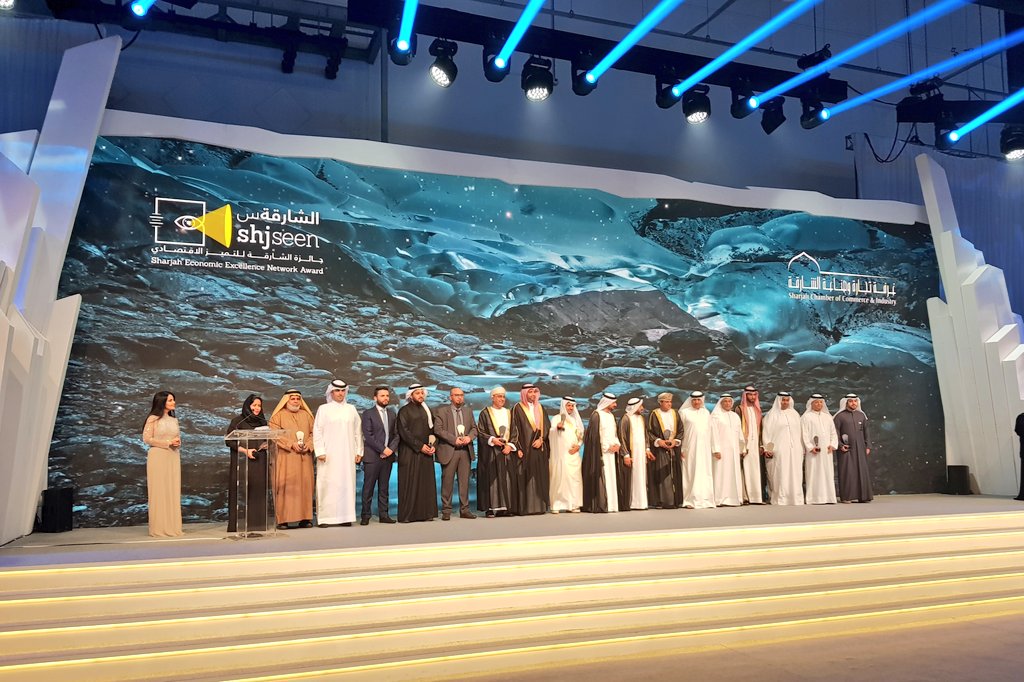EntMagazineME's tweet photo. Congratulations to all of the winners at this year's edition of @shjSEEN! #Sharjah #UAE #Business #events #MiddleEast #GCC #shjSEEN https://t.co/vkfiMhsdym