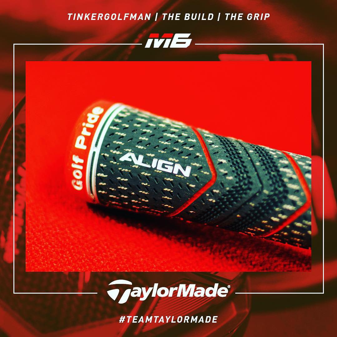 tinkergolfman's tweet photo. The build includes @golfpridegrips #MCCplus4Align @AldilaGolf #Rogue @TaylorMadeGolf #M6 Let’s go! 🏌️ ⛳️ https://t.co/k9gSOeFxro