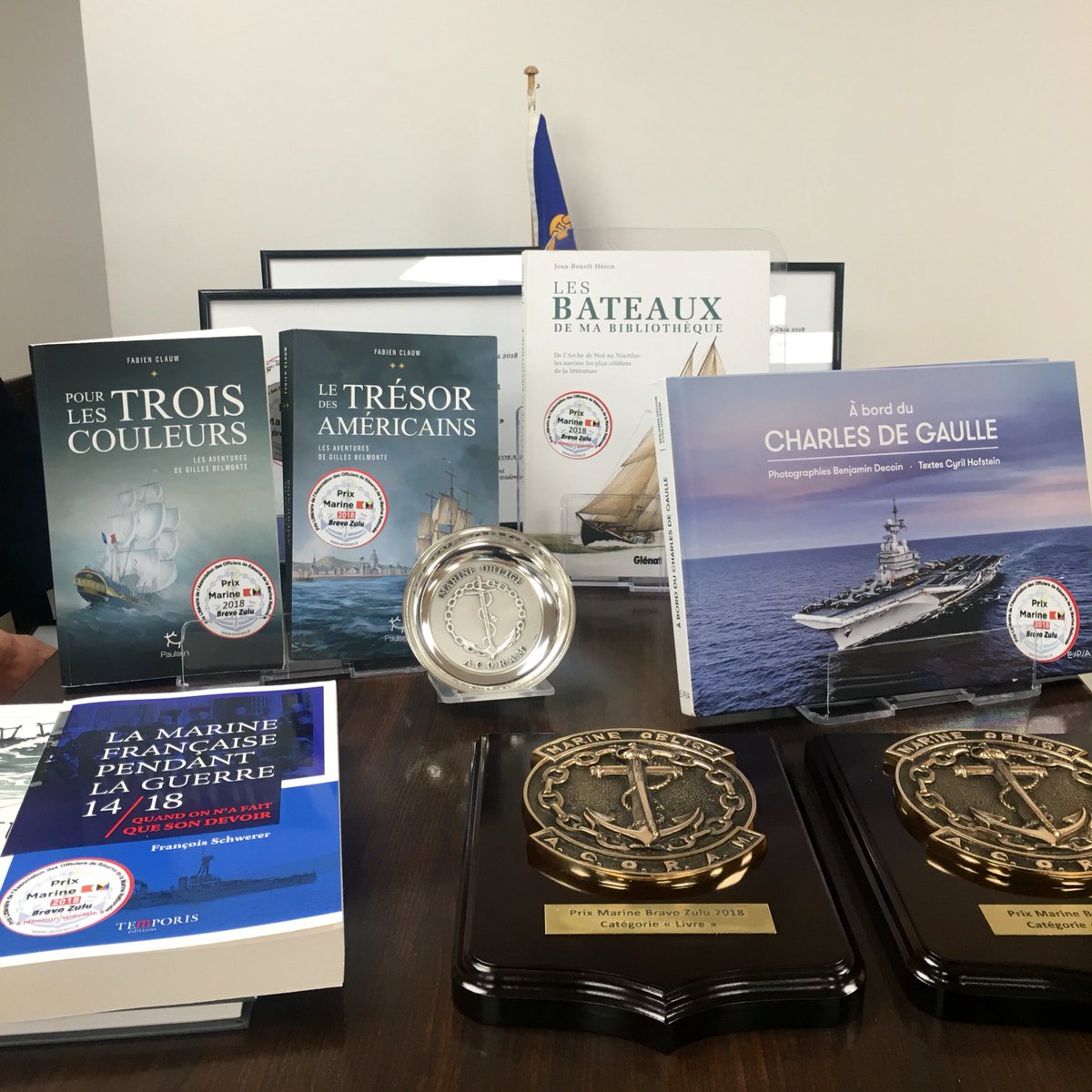🔴En direct : suivez avec nous la remise de prix du Prix littéraire Marine Bravo Zulu, de l’ACORAM. Ce prix récompense il récompense des ouvrages ayant trait au monde maritime dans les trois catégories : livres, beaux livres, et bandes dessinées.