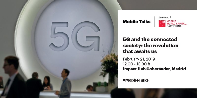 aPortadaCat's tweet photo. 5G i societat connectada: la revolució que ens espera.
El 21 de febrer, els principals actors del sector es reuniran a #MobileTalks per explicar com #5G canviarà la forma en què ens comuniquem.

Més informació 👉 https://t.co/Md7NdNxGyn https://t.co/y6hbbRnFEi